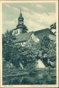 Bad Berka - Pfarrbrücke - Kirche - Ilm - Postkarte