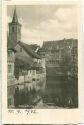 Erfurt - Krämerbrücke - Foto-Ansichtskarte