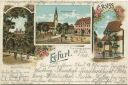 Postkarte - Erfurt - Durchblick im Steiger