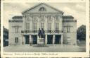 Postkarte - Weimar - National Theater