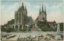 Erfurt - Dom und St. Severinkirche ca. 1910