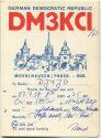 QSL - Funkkarte - DM3KCI - German Democratic Republic - Muehlhausen