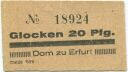 Dom zu Erfurt - Glocken 20 Pfg.
