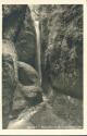 Foto-AK - Eisenach - Wasserfall in der Drachenschlucht
