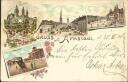 Postkarte - Arnstadt - Bahnhof