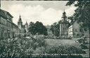 Ansichtskarte - 99955 Bad Tennstedt - Marktplatz mit Blick zum Rathaus und Trinitatiskirche