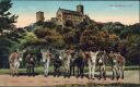 Postkarte - Die Wartburg Esel