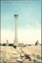 Postkarte - Alexandrie - Colonne de Pompee et Sphinx