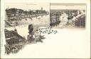 Postkarte - Port Said - Quai - Rue du commerce