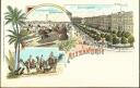 Postkarte - Alexandrie - Colonne Pompee - Place des Consuls