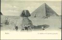 CPA - La Sphinx et la grande Pyramide