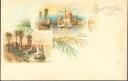Postkarte - Dhahabiyes au bord du Nil