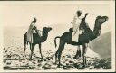 Ansichtskarte - Algerien - Meharistes traversant les Dunes - Dromedarführer