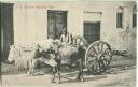 Postkarte - Calcutta - Bullock Cart