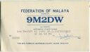 QSL - QTH - Funkkarte - 9M2DW - Malaya