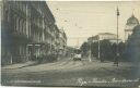 Riga - Theater-Boulevard - Strassenbahn - Foto-AK