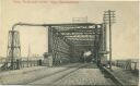 Postkarte - Riga - Eisenbahnbrücke 1909