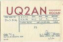 QSL - QTH - Funkkarte - UQ2AN - Riga