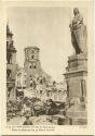 Postkarte - Riga - Blick vom Rathausplatz auf die St. Petrikirche