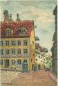 Postkarte - Riga - Altstadt - Künstlerkarte