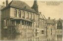 Bruges - Vue sur la tres ancienne auberge La Vache - Quai du Rosaire