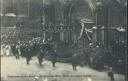 Postkarte - Funérailles du roi leopold II - 22 décembre 1909 - Sortie du corps à l'église