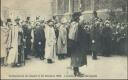 Postkarte - Funérailles du roi leopold II - 22 décembre 1909 - L'entrée du corps à Ste Gudule