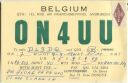 QSL - QTH - Funkkarte - ON4UU - Belgique