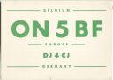 QSL - QTH - Funkkarte - ON5BF - Belgique