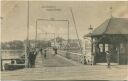 Postkarte - Sonderburg - Ponton-Brücke
