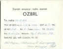 QSL - QTH - Funkkarte - OZ8RL - Denmark