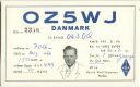 QSL - QTH - Funkkarte - OZ5WJ - Denmark