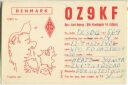 QSL - QTH - Funkkarte - OZ9KF - Denmark - Esbjerg