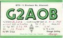 QSL - QTH - Funkkarte - G2AOB - Great Britain