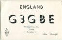 QSL - QTH - Funkkarte - G3GBE - Great Britain