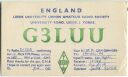 QSL - QTH - Funkkarte - G3LUU - Great Britain