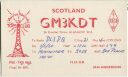 QSL - QTH - Funkkarte - GM3KDT - Scotland - Glasgow