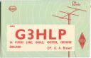 QSL - QTH - Funkkarte - G3HLP - England - Chester