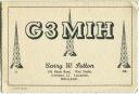 QSL - QTH - Funkkarte - G3MIH - Great Britain