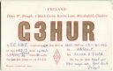 QSL - QTH - Funkkarte - G3HUR - Great Britain