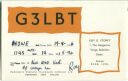 QSL - QTH - Funkkarte - G3LBT - Great Britain