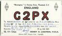 QSL - QTH - Funkkarte - G2PX - Great Britain