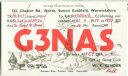 QSL - QTH - Funkkarte - G3NAS - Great Britain