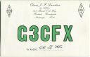 QSL - QTH - Funkkarte - G3CFX- Great Britain