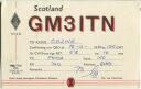 QSL - QTH - Funkkarte - GM3ITN - Scotland