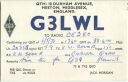 QSL - QTH - Funkkarte - G3LWL - Great Britain