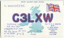 QSL - QTH - Funkkarte - G3LXW - Great Britain
