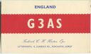 QSL - QTH - Funkkarte - G3AS - Great Britain - Dorchester