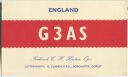 QSL - QTH - Funkkarte - G3AS - Great Britain - Dorchester