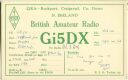 QSL - QTH - Funkkarte - Gi5DX - Ireland